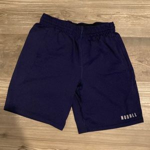 Navy blue Nobull shorts